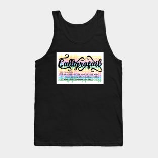 Calligrafail - crafter gift Tank Top